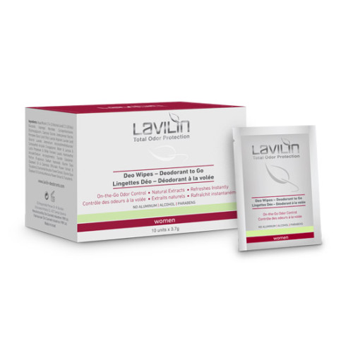 Hlavin Lavilin Women Deo Wipes - Deodorant to Go 10x3.7g — Desodorantes Hlavin Lavilin Women Deo Wipes - Deodorant to Go 10x3.7g — Desodorantes