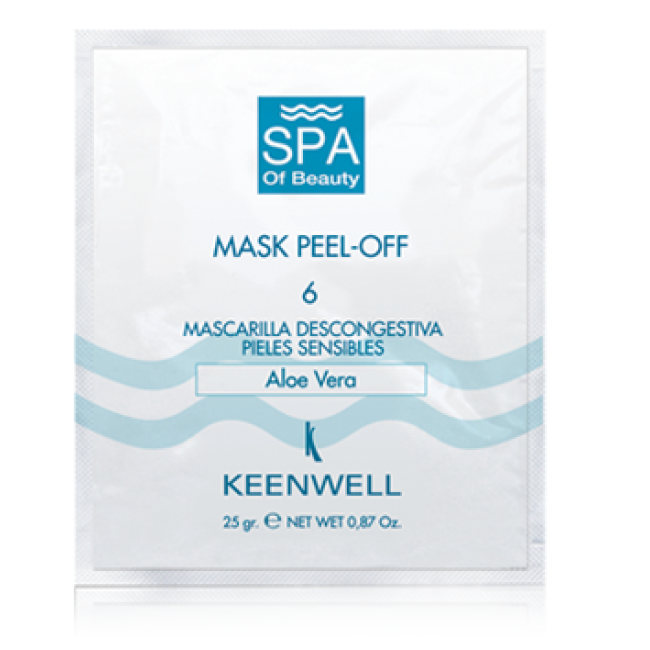 Keenwell SPA of Beauty 6 Peel-Off Decongestant Mask Aloe Vera for Sensitive Skin — Mascarillas Keenwell SPA of Beauty 6 Peel-Off Decongestant Mask Aloe Vera for Sensitive Skin — Mascarillas
