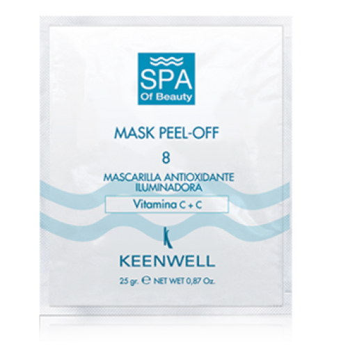 Keenwell SPA of Beauty 8 Peel-Off Vitamine C+C Mask — Vitamina C Keenwell SPA of Beauty 8 Peel-Off Vitamine C+C Mask — Vitamina C