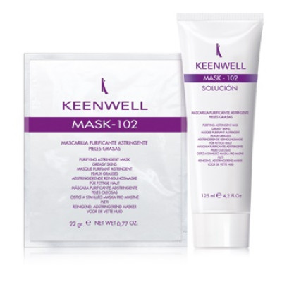 Keenwell Mask 102 Astringent Purifying Face Mask for Greasy Skin — Mascarillas Keenwell Mask 102 Astringent Purifying Face Mask for Greasy Skin — Mascarillas