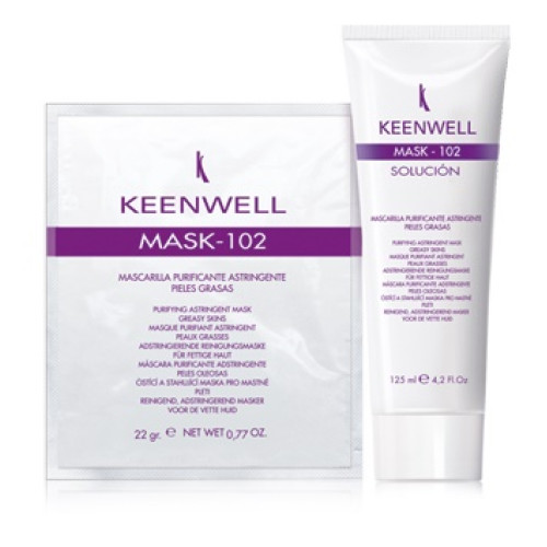 Keenwell Mask 102 Astringent Purifying Face Mask for Greasy Skin — Mascarillas Keenwell Mask 102 Astringent Purifying Face Mask for Greasy Skin — Mascarillas