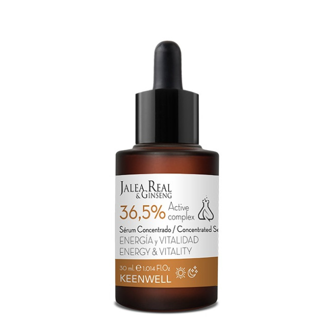 Keenwell Royal Jelly and Ginseng Energy and vitality concentrated serum 36,5% active complex 30ml — Sérum Keenwell Royal Jelly and Ginseng Energy and vitality concentrated serum 36,5% active complex 30ml — Sérum