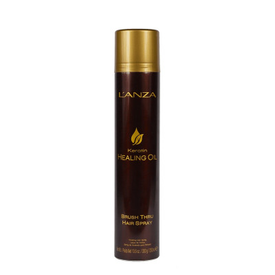 L'Anza Keratin Healing Oil Brush Thru Hair Spray 350ml — Peinado y styling L'Anza Keratin Healing Oil Brush Thru Hair Spray 350ml — Peinado y styling
