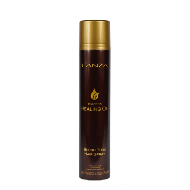 L'Anza Keratin Healing Oil Brush Thru Hair Spray 350ml — Peinado y styling L'Anza Keratin Healing Oil Brush Thru Hair Spray 350ml — Peinado y styling