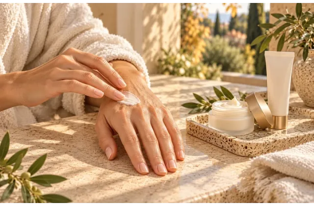 Manos y cutículas secas en otoño: cómo elegir crema de día, cuidado nocturno y tratamiento de uñas