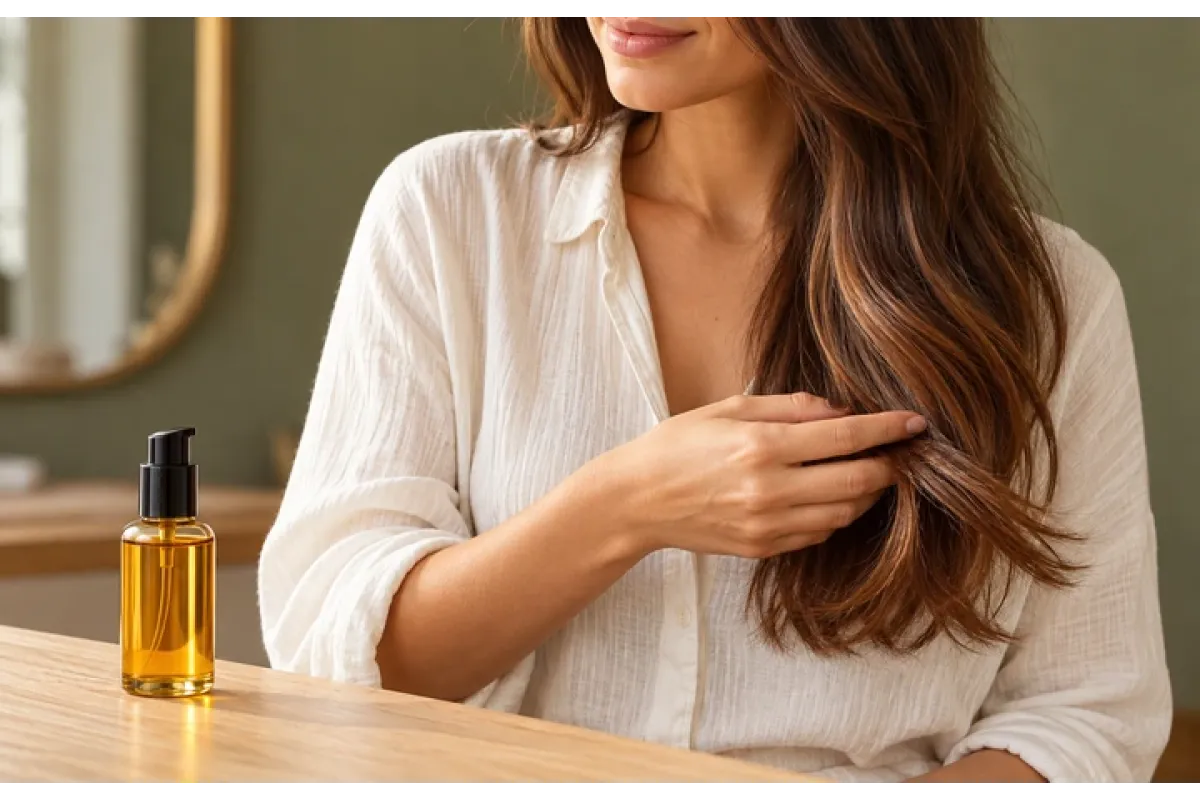 Hair oil: how to add shine and softness without weighing hair down