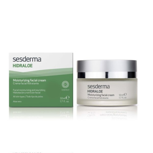 SesDerma Hidraloe Moisturizing Facial Cream 50ml — Antiedad / Antiarrugas SesDerma Hidraloe Moisturizing Facial Cream 50ml — Antiedad / Antiarrugas