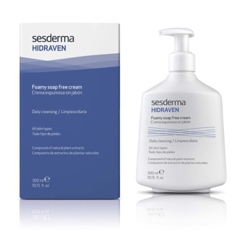 SeSDerma Hidraven Foamy Soap Free Cream 300ml — Limpieza SeSDerma Hidraven Foamy Soap Free Cream 300ml — Limpieza