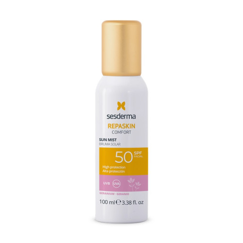 Sesderma Repaskin Comfort Mist Geranium SPF50 (100ml) — Rostro Sesderma Repaskin Comfort Mist Geranium SPF50 (100ml) — Rostro