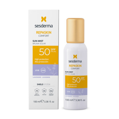 Sesderma Repaskin Comfort Mist Lavender SPF50 (100ml) — Rostro Sesderma Repaskin Comfort Mist Lavender SPF50 (100ml) — Rostro