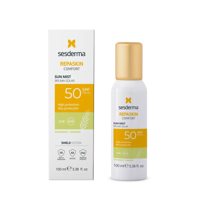 Sesderma Repaskin Comfort Mist Rosemary SPF50 (100ml) — Rostro Sesderma Repaskin Comfort Mist Rosemary SPF50 (100ml) — Rostro