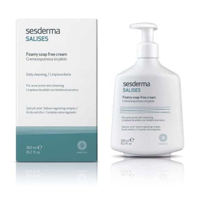 SeSDerma Salises Foamy Soap-Free Cream 300ml — Limpieza SeSDerma Salises Foamy Soap-Free Cream 300ml — Limpieza