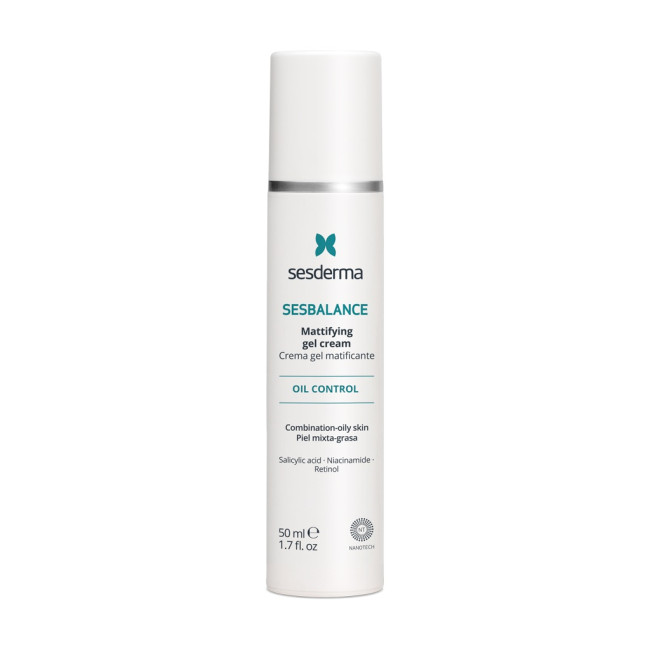 SesDerma Sesbalance Matifying Gel Cream 50ml — Piel grasa SesDerma Sesbalance Matifying Gel Cream 50ml — Piel grasa