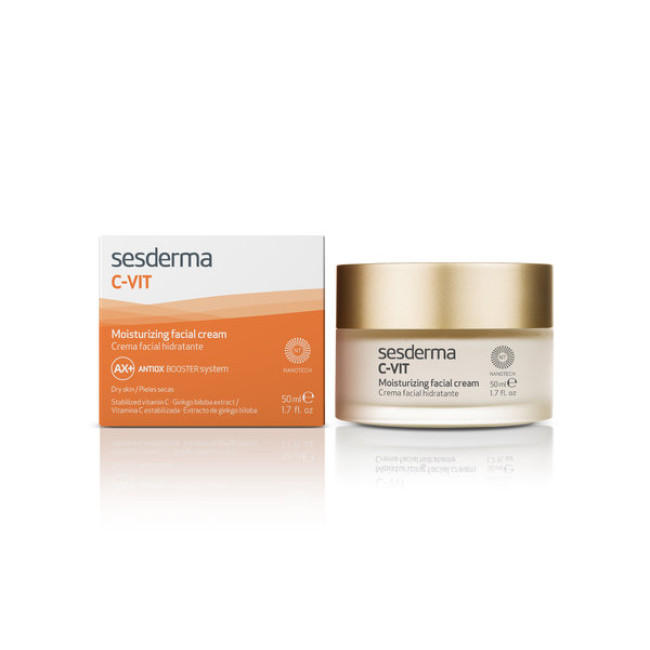 SeSDerma C-Vit Antiox Booster Moisturizing Facial Cream 50ml — Antiedad / Antiarrugas SeSDerma C-Vit Antiox Booster Moisturizing Facial Cream 50ml — Antiedad / Antiarrugas