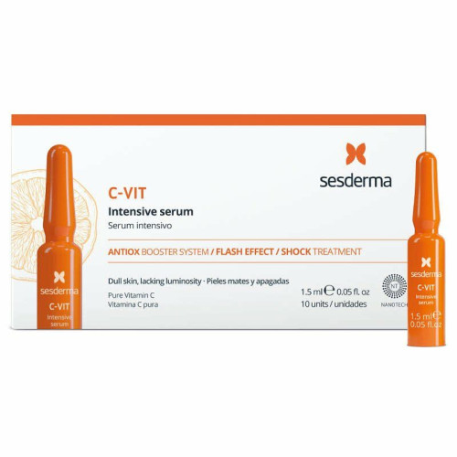 SeSderma C-Vit Flash Effect Ampules Intensive Serum 10x1.5ml — Vitamina C SeSderma C-Vit Flash Effect Ampules Intensive Serum 10x1.5ml — Vitamina C