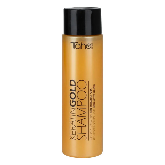 Tahe Botanic Keratin Gold Shampoo 300ml — Champú Tahe Botanic Keratin Gold Shampoo 300ml — Champú