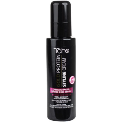 Tahe Gold Protein Colored Hair Styling Cream 100ml — Peinado y styling Tahe Gold Protein Colored Hair Styling Cream 100ml — Peinado y styling