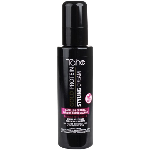 Tahe Gold Protein Colored Hair Styling Cream 100ml — Peinado y styling Tahe Gold Protein Colored Hair Styling Cream 100ml — Peinado y styling