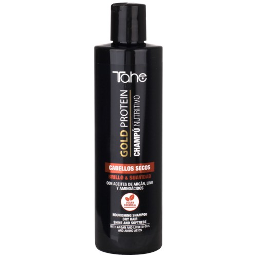 Tahe Gold Protein Nourishing Dry Hair Shampoo 300ml — Champú Tahe Gold Protein Nourishing Dry Hair Shampoo 300ml — Champú