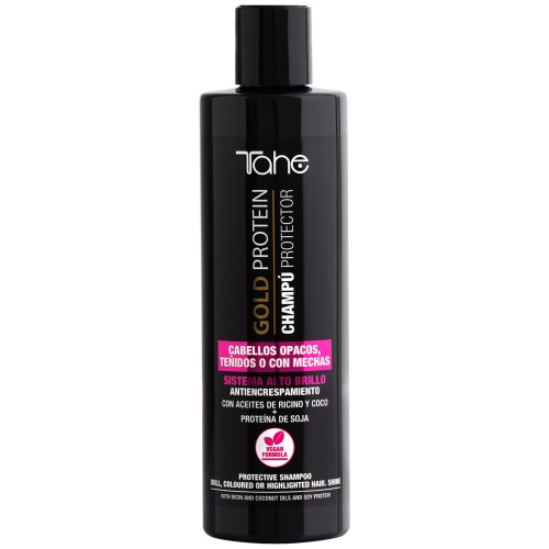 Tahe Gold Protein Protective Shampoo Coloured Hair 300ml — Champú Tahe Gold Protein Protective Shampoo Coloured Hair 300ml — Champú