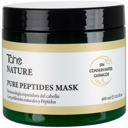 Tahe Nature Anti-Breakage Pure Peptides Mask 400ml — Mascarillas Tahe Nature Anti-Breakage Pure Peptides Mask 400ml — Mascarillas