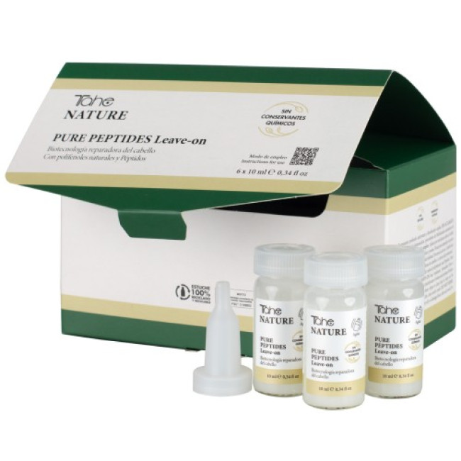 Tahe Nature Pure Peptides Deep Anti-Breakage Leave-on Treatment 6x10ml — Tratamientos Tahe Nature Pure Peptides Deep Anti-Breakage Leave-on Treatment 6x10ml — Tratamientos