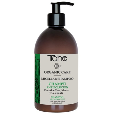 Tahe Organic Care Micellar Anti Pollution Shampoo 300ml — Champú Tahe Organic Care Micellar Anti Pollution Shampoo 300ml — Champú