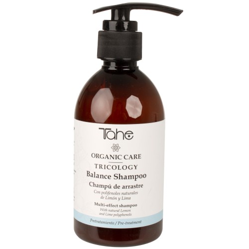 Tahe Organic Care Tricology Balance Multi Effect Shampoo 300ml — Champú Tahe Organic Care Tricology Balance Multi Effect Shampoo 300ml — Champú