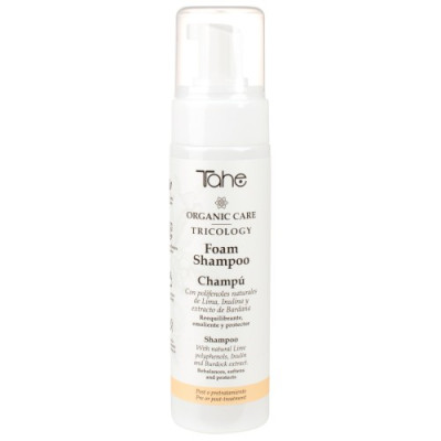 Tahe Organic Care Tricology Foam Shampoo 200ml — Champú Tahe Organic Care Tricology Foam Shampoo 200ml — Champú