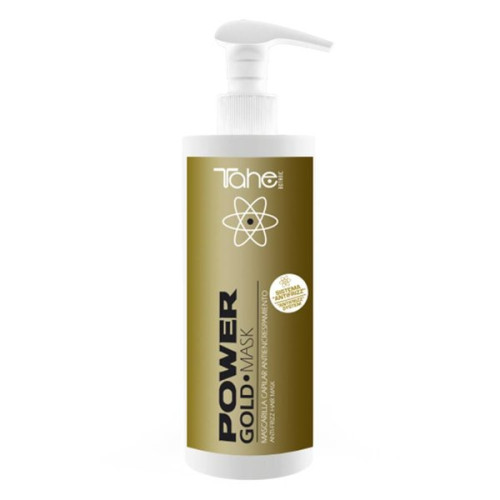 Tahe Power Gold Anti- Frizz Hair Mask 400ml — Mascarillas Tahe Power Gold Anti- Frizz Hair Mask 400ml — Mascarillas