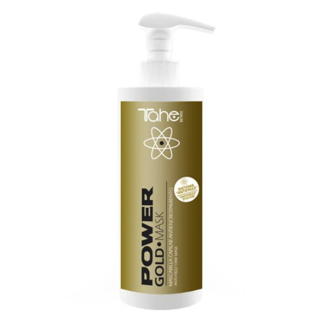 Tahe Power Gold Anti- Frizz Hair Mask 400ml — Mascarillas Tahe Power Gold Anti- Frizz Hair Mask 400ml — Mascarillas