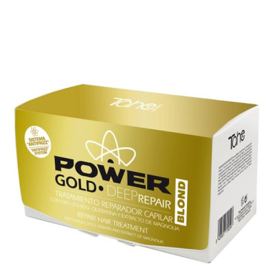 Tahe Power Gold Deep Repair Blond 6x10ml — Tratamientos Tahe Power Gold Deep Repair Blond 6x10ml — Tratamientos