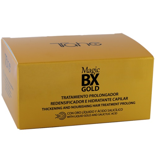Tahe Magic BX Gold Thickening and Nourishing Hair Treatment Prolong 5x10ml — Tratamientos Tahe Magic BX Gold Thickening and Nourishing Hair Treatment Prolong 5x10ml — Tratamientos