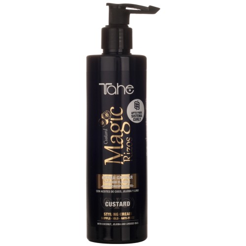 Tahe Magic Rizos Custard Supple-hold Styling Cream 300ml — Peinado y styling Tahe Magic Rizos Custard Supple-hold Styling Cream 300ml — Peinado y styling