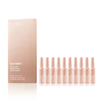 Vagheggi Delay Infinity Age Proof Flash Effect Ampoules 10x1.5ml — Ampollas Vagheggi Delay Infinity Age Proof Flash Effect Ampoules 10x1.5ml — Ampollas