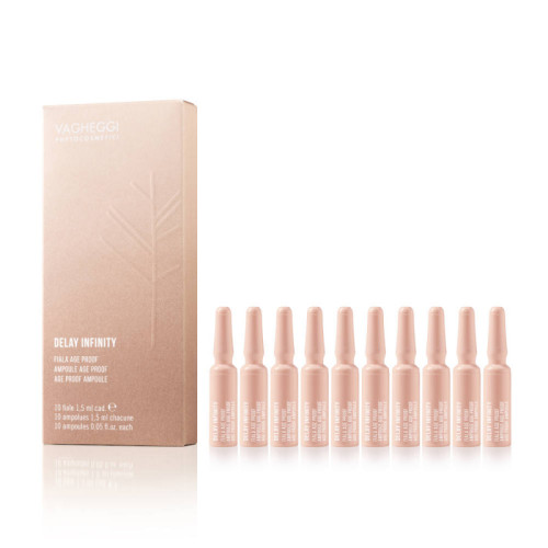 Vagheggi Delay Infinity Age Proof Flash Effect Ampoules 10x1.5ml — Ampollas Vagheggi Delay Infinity Age Proof Flash Effect Ampoules 10x1.5ml — Ampollas