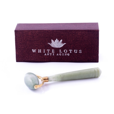 White Lotus Luxurious Jade Skin Roller — Antiedad White Lotus Luxurious Jade Skin Roller — Antiedad