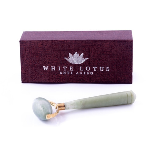 White Lotus Luxurious Jade Skin Roller — Antiedad White Lotus Luxurious Jade Skin Roller — Antiedad