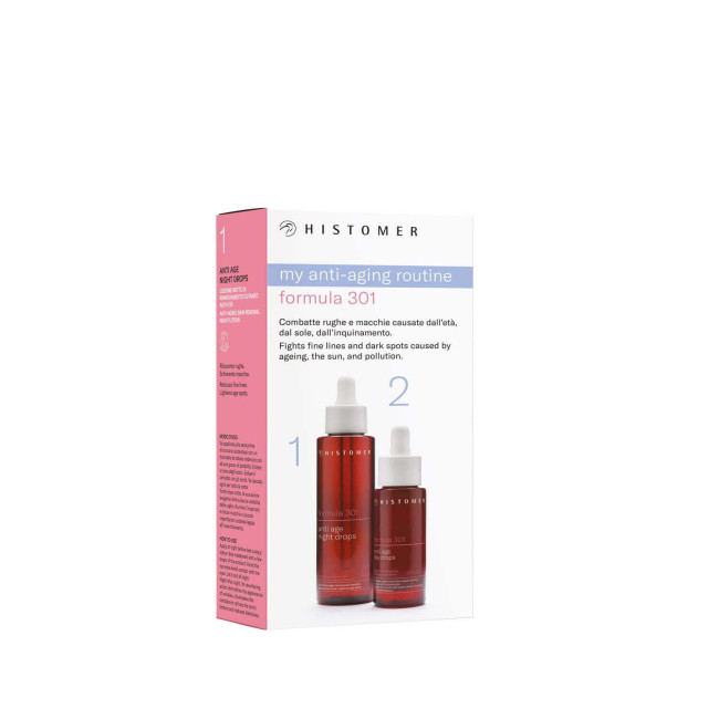 Histomer Formula 301 Anti-Age Day & Night Drops Kit — Antiedad / Antiarrugas Histomer Formula 301 Anti-Age Day & Night Drops Kit — Antiedad / Antiarrugas