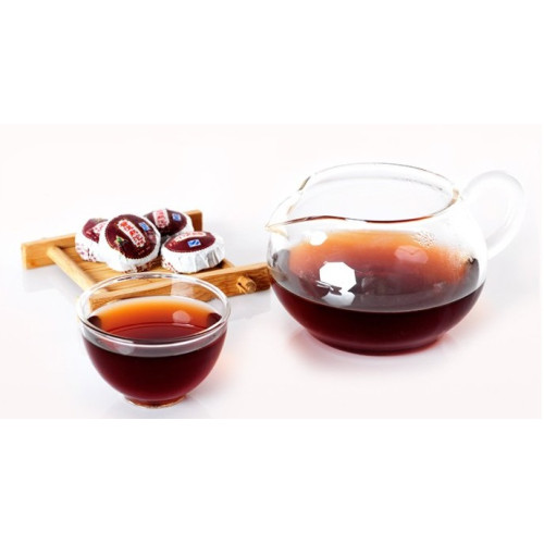 Pu-Erh Ripe Tuocha mini size different flavour raw and ripe 50g — Control de peso Pu-Erh Ripe Tuocha mini size different flavour raw and ripe 50g — Control de peso