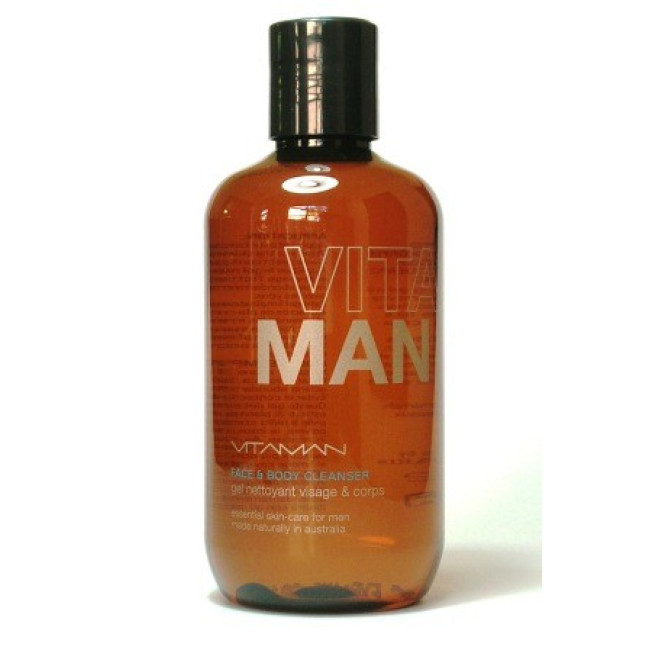 Vitaman Face and Body Cleanser 250ml — Cuidado corporal para hombre Vitaman Face and Body Cleanser 250ml — Cuidado corporal para hombre